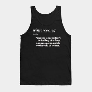 Wintercearing / Beautiful Words Definition Design Tank Top